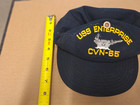 U.S. Enterprise CVN-65 Navy blue hat with Naval Reserve Honorable Discharge pin — photo 8