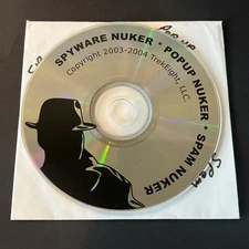 TrekEight Spyware Nuker Spam Nuker Popup Combo CD Untested/ Unknown Contents