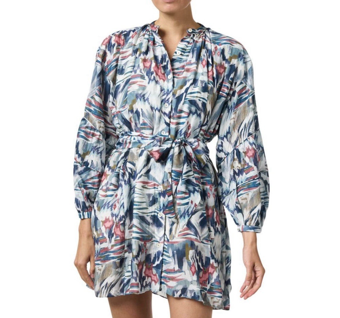 New Chufy Pia Voile Dress Huapi Ice Forever Patagonia NWT Size M