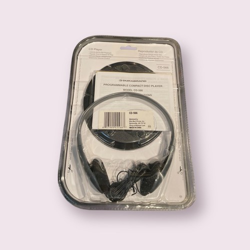 Durabrand CD-566 Portable CD Player NEW IN BOX Sealed W/ Headphones - Picture 3 of 5