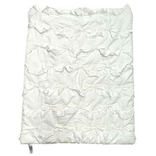 Pottery Barn Kids x LoveShackFancy Sweet Dreams Ruffle Bow Baby Quilt White NWOT