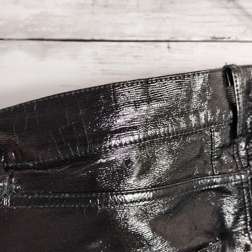 Saint Laurent black patent leather skinny pants - Picture 8 of 10