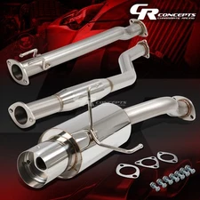 4"MUFFLER TIP CATBACK RACING EXHAUST SYSTEM FOR 2002-2005 HONDA CIVIC Si EP3 SiR