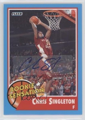 2011-12 Fleer Retro Rookie Sensation Auto Chris Singleton #61 Auto 0r2f