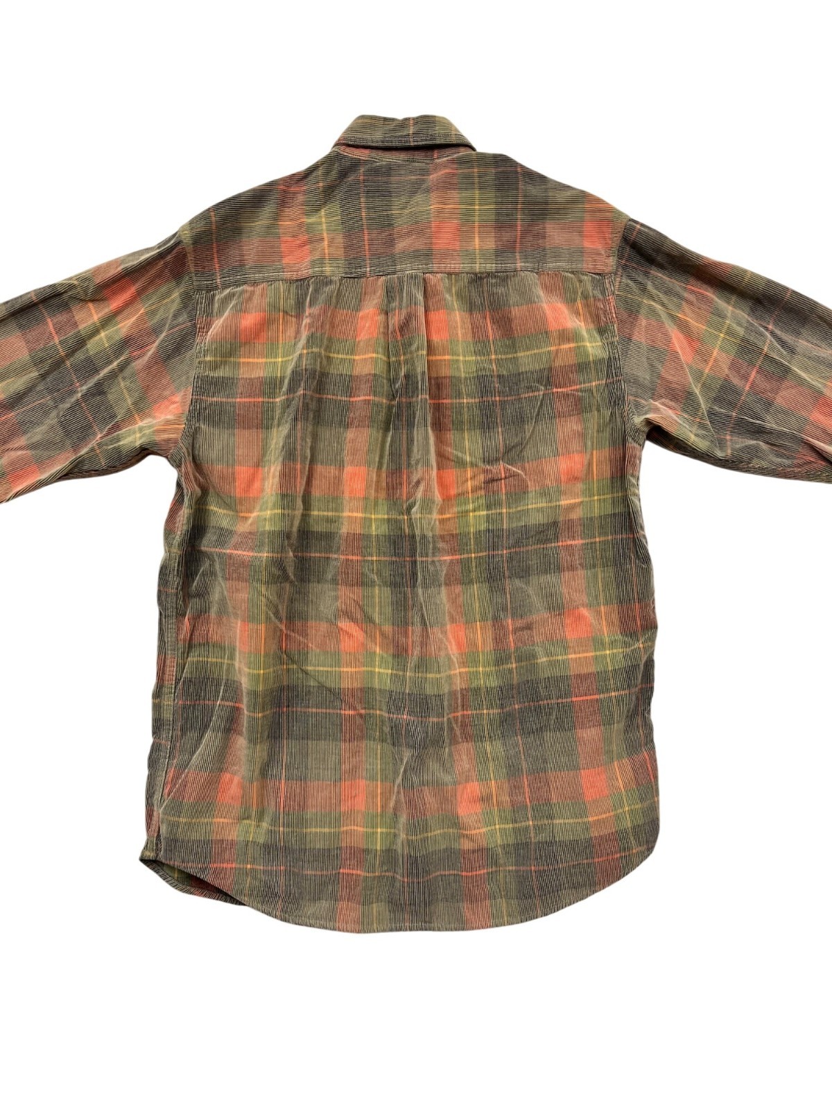 Basic Options Plaid Long Sleeve Button-Up Shirt M… - image 2