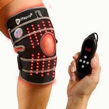 LifePro Red Light Therapy Knee Brace - Portable Infrared Device for Pain Relief,