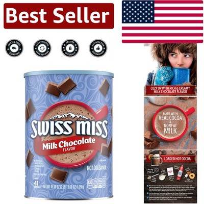 Bulk Milk Chocolate Hot Cocoa Mix - 45.68 oz Canisters, Perfect for Sharing