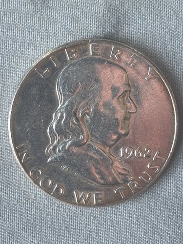 Franklin Half Dollar 1962-D 50C 90% Silver Circulated Uncertified (94)