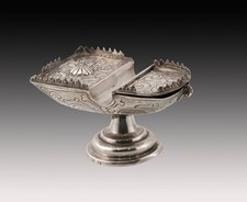 Small nave. Silver. SANZ DE VELASCO, Juan Antonio. Valladolid, Spain, 18th cent