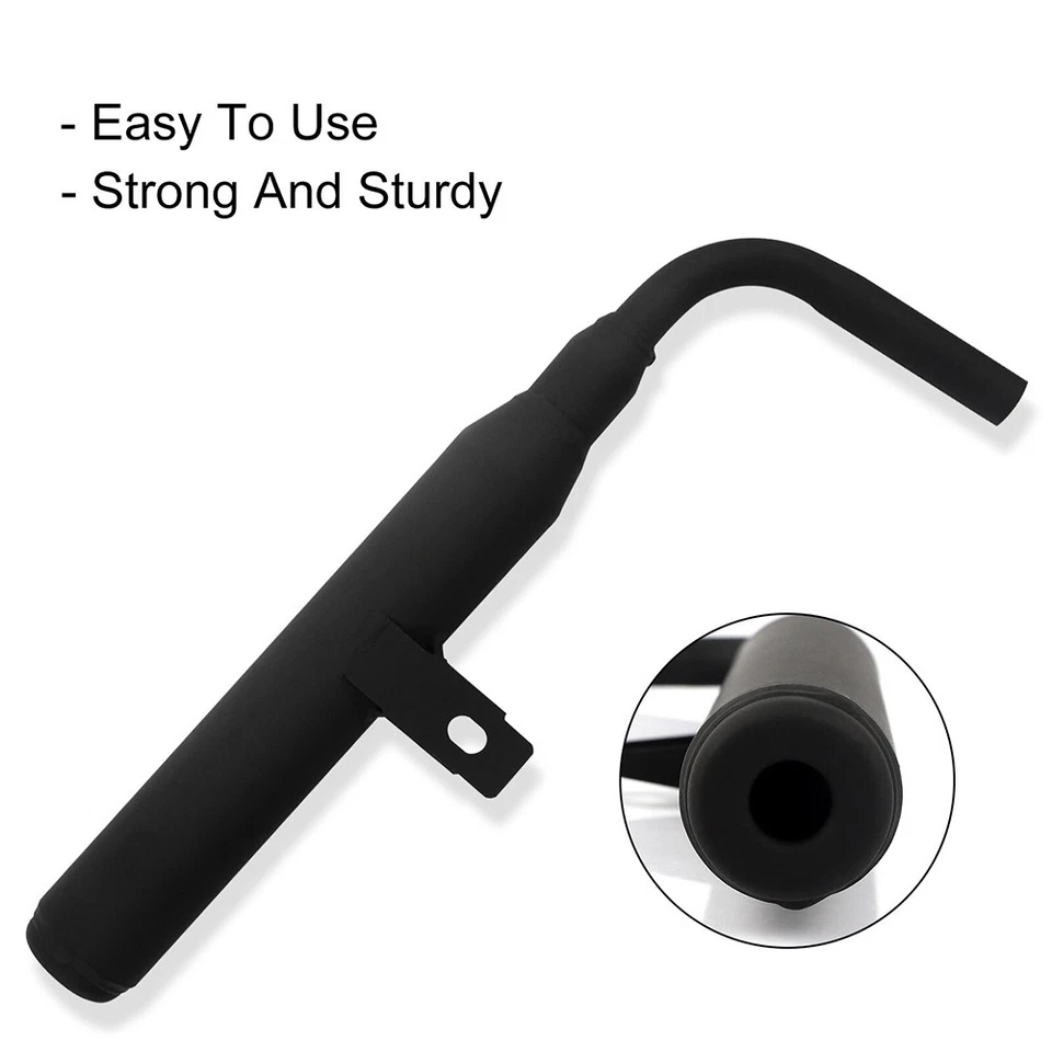 Tubo silenciador de escape silenciador de motocicleta para Yamaha PW50 Pit Dirt Bike Foto 4 de 4