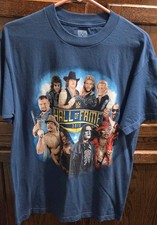 WWE Authentic 2016 Hall of Fame Class Sting Snoop Big Boss Man T Shirt Size Med