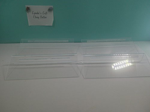 4 Acrylic Display Side Riser Stand for 1:24 Scale Diecast Cars CAR NOT INCLUDED