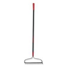 Razor-Back 63184 60" Bow Rake 16.25" 15 Tine Steel Garden Tool