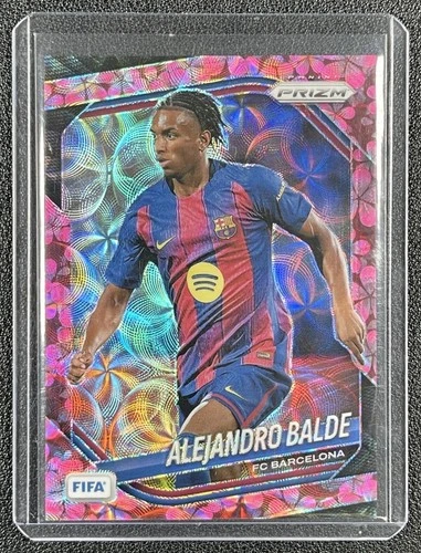 ALEJANDRO BALDE 2025-26 PANINI PRIZM FIFA #256 CHOICE PLUM BLOSSOM 5/8