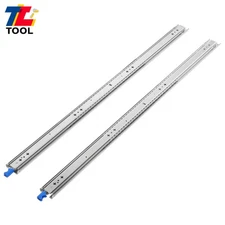 Industrial 38" Locking Slides 250lb - Full Extension Ball Bearing With Lock