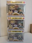 Funko Pop!  3 My Hero Academia 2-Pack All Might & Deku Funimation W/Protector