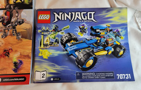LEGO Ninjago Legacy Ultra Sonic Raider (71739) & Jay Walker One (70731) - Manual