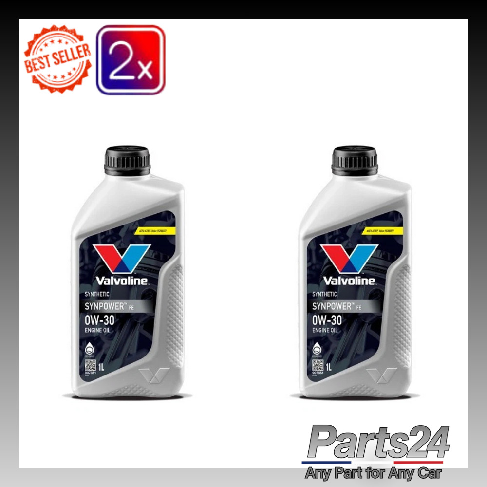 x2 Synpower Fe 0w30 (1l) 907851 Valvoline Genuine Top Quality Product New