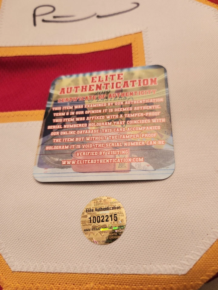 Patrick Mahomes Kansas City Chiefs Autographed Jersey With Certification - Image 3 of 3