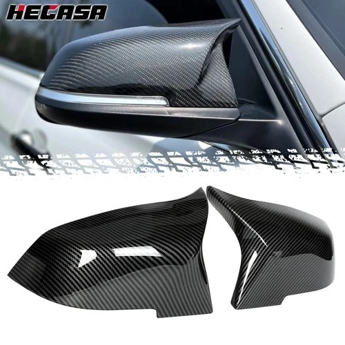 Carbon Fiber Style Side Mirror Cover Caps for BMW 3 Series M3 F20 F30 F31 320i