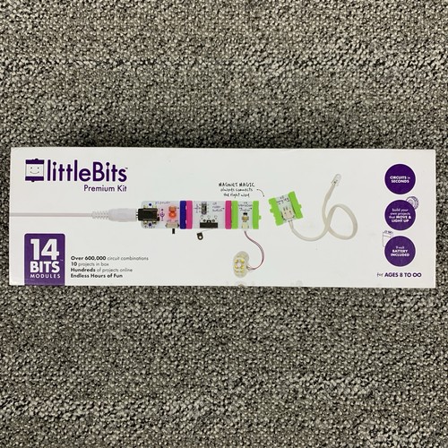 Little Bits Premium Kit 14 Bits Modules Magnet Magic STEM Science Parts