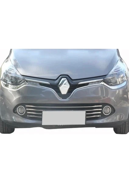 Juego de molduras de parachoques delantero cromado para Renault Clio 4 HB 2013-2016 6 piezas Foto 3 de 4