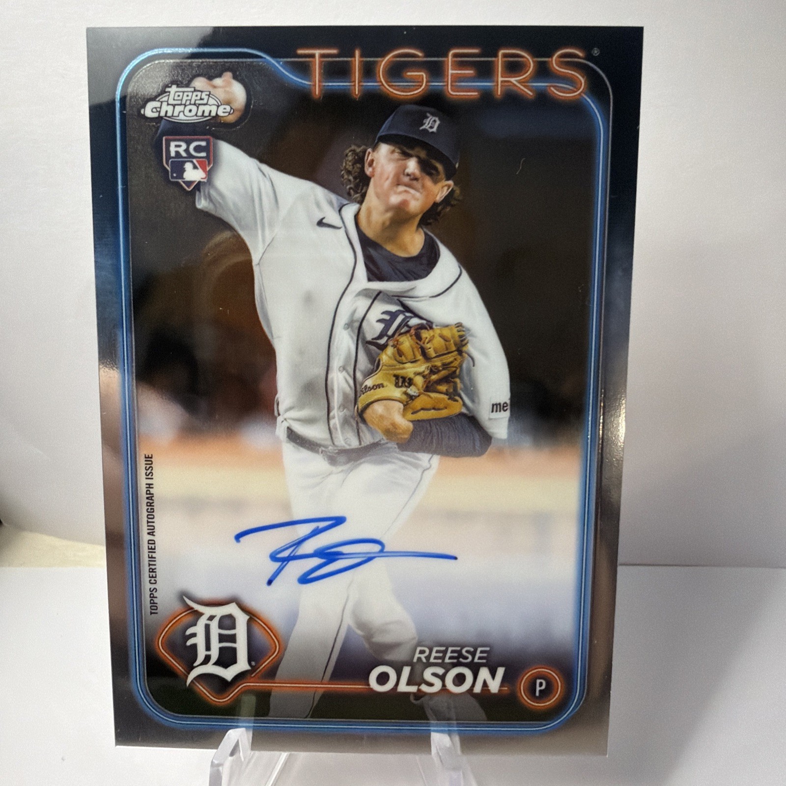 2024 Topps Chrome - Rookie Autographs Reese Olson #RA-RO (AU, RC)