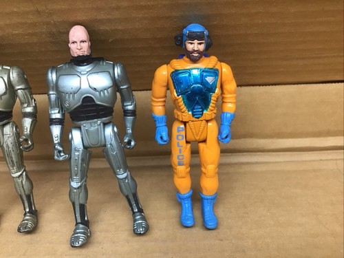 Lot of 3 - Kenner 1988 Robocop Birdman Action Figure Rapid Repeat Cap Firing - Picture 3 of 5
