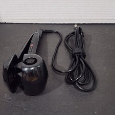 Barbar Professional Auto Curling Iron Rotating Titanium Barrel Sparkling Black