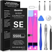 5500mAh Battery for iPhone SE 2016 Upgraded High Capacity Replacement Battery