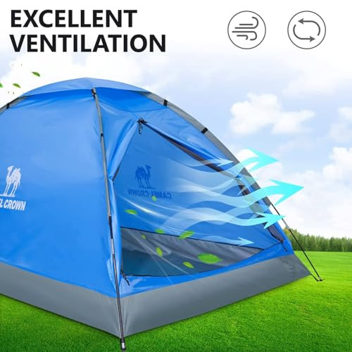 Zelte für Camping 2/3/4/5 Personen Camping Kuppelzelt, wasserdicht, geräumig, - Bild 5 von 7