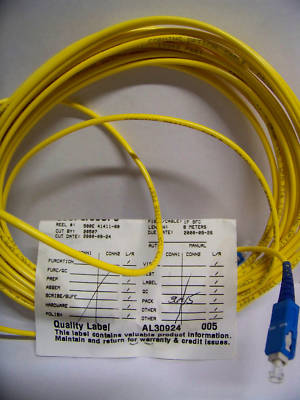 Siecor Gold Patch Cable Yellow -60db 1F SFC 8M~~AL309274