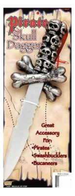 その他 S PIRATE BUCCANEERS SKULL PLASTIC DAGGER COSTUME ACCESSORY | eBay