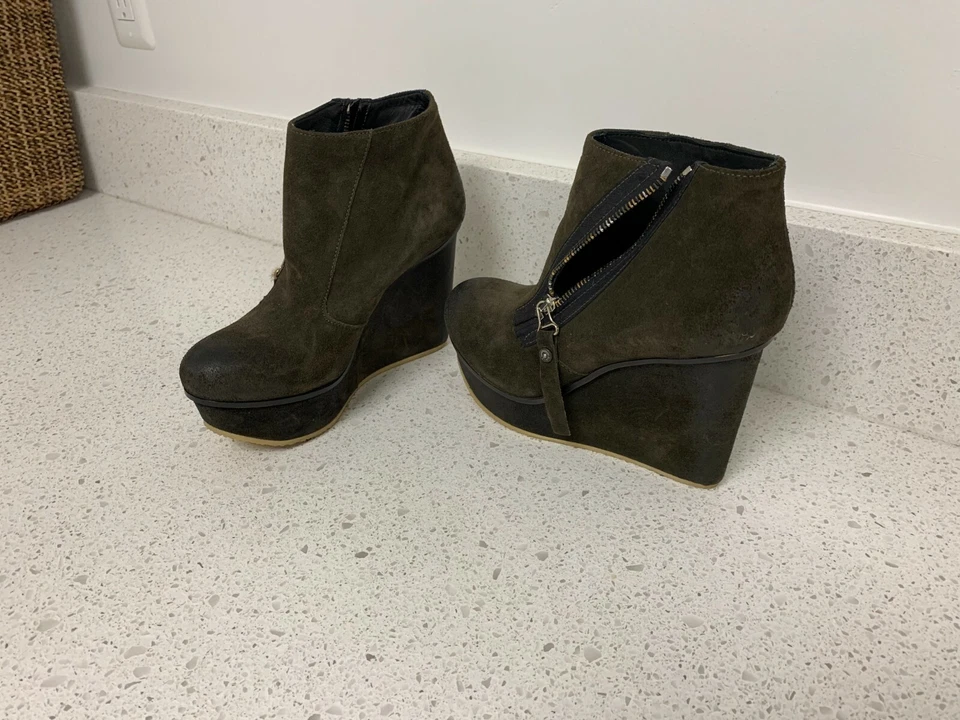 Diesel 楔形靴拉链尺码:7.5 US / 38 UR — 第 2/4 张图片