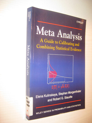 Meta Analysis | A Guide to Calibrating and Combining Statistical Evidence | Buch