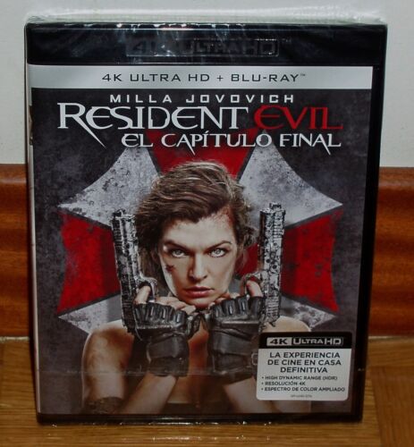 Resident Evil the Final Chapter (The Final Chapter) 4K UHD + Blu-Ray New a-B-C - Picture 1 of 2