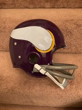 Casco de fútbol americano con suspensión estilo RK2 Minnesota Vikings “Big Horns” Tarkenton