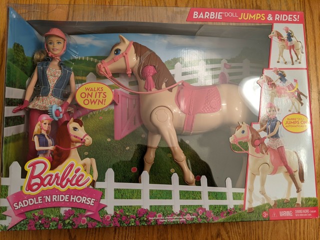 barbie saddle and ride