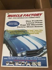 2014 Muscle Factory Parts Catalog 1964-1972 #25  Chevelle El Camino B537
