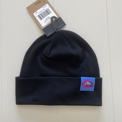 NWT THE NORTH FACE Dockworker TNF black super sonic blue beanie $30