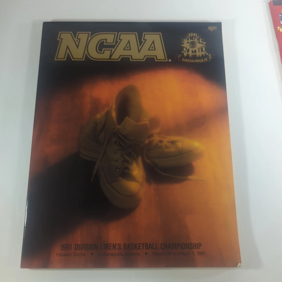 1991 NCAA Final 4 Basketball Program & Championship Guide UNLV UNC Kansas Duke - Image 2 of 4