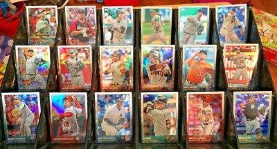 2015 Topps Update Serie Regenbogen Folie Menge 28 W / Bryce Harper, Ichiro, Matt