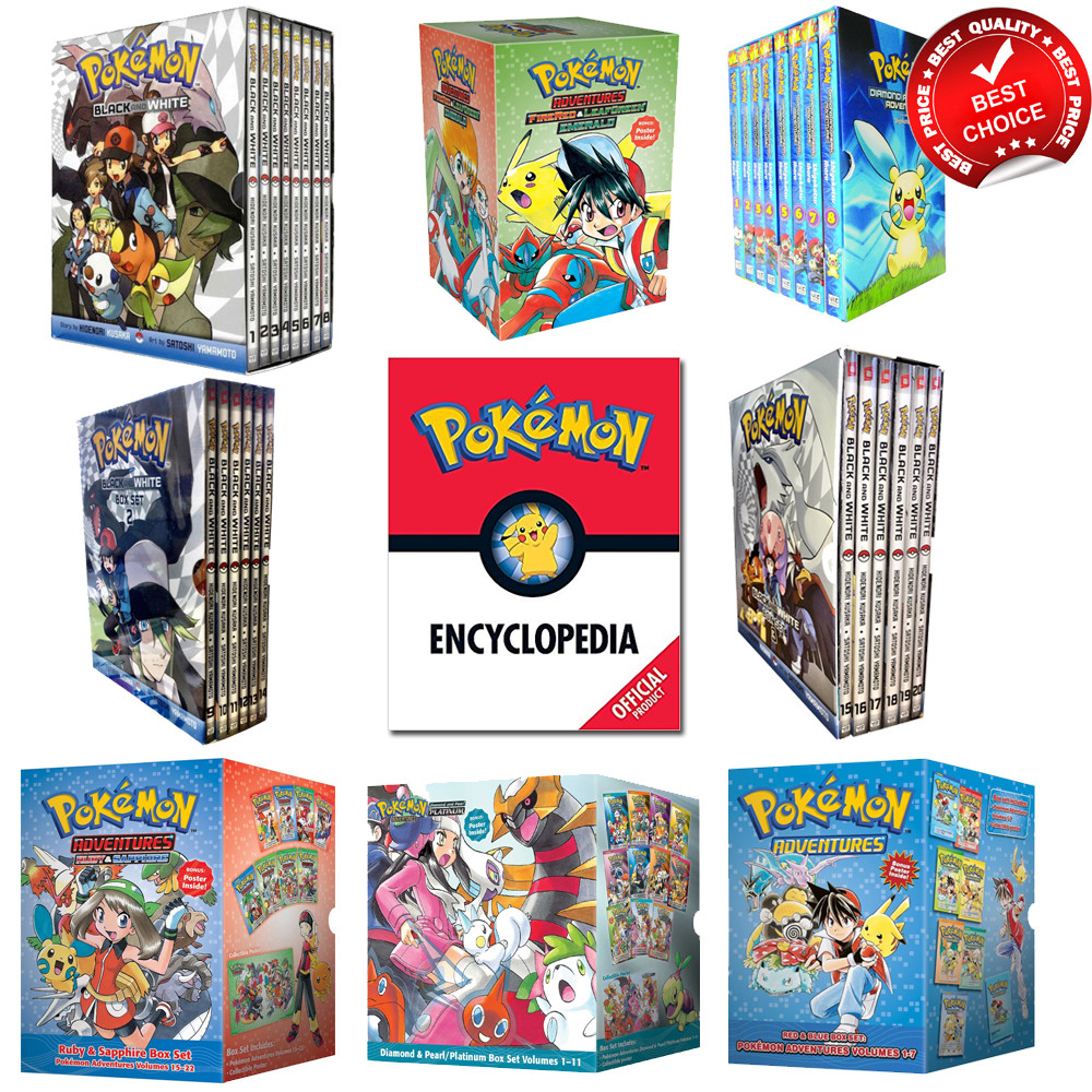 英語版 ポケモン アドベンチャーズ　BOX セット 1〜29 全巻 Pokemon adventures books Anime & Manga Children & Young Adults