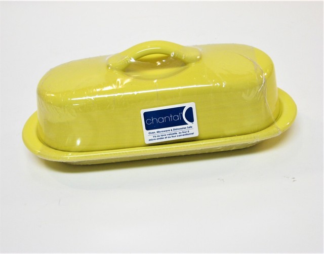 Chantal FullSize Butter Dish Yellow NEW eBay
