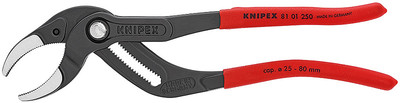 Knipex 81 01 250 Wellenschliffbacken Kunststofffallen Rohrverschraubungen Verbinder Griffzange