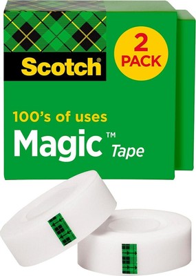 Scotch Magic Tape, Invisible, Home Office Supplies And Back To School Supplies 2