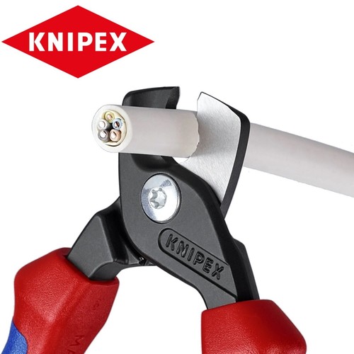 Knipex Cable Cutting Shears 160mm Stepcut Copper Wire Cutter Pliers 95 12 160 - Picture 3 of 3