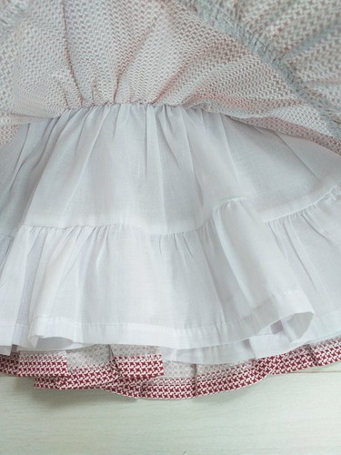 Romany spanisches Baby Mädchen Kleid 6 Monate rot - Bild 5 von 12