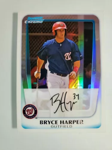 2011 BOWMAN CHROME #BCP111 BRYCE HARPER REFRACTOR