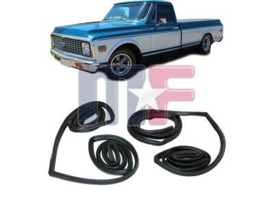 2 Türdichtung 1967-72 Chevrolet GMC C/K 10-35 Pickup Türdichtgummi